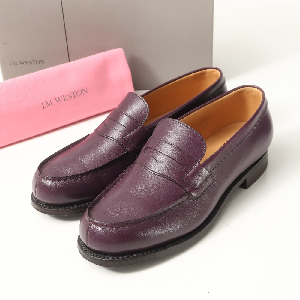 J.M WESTON ジェイエムウエストン #180 シグニチャーローファー ローファー サイズ3D 靴 フランス製 ブランド古着【中古】20260825/RB0069