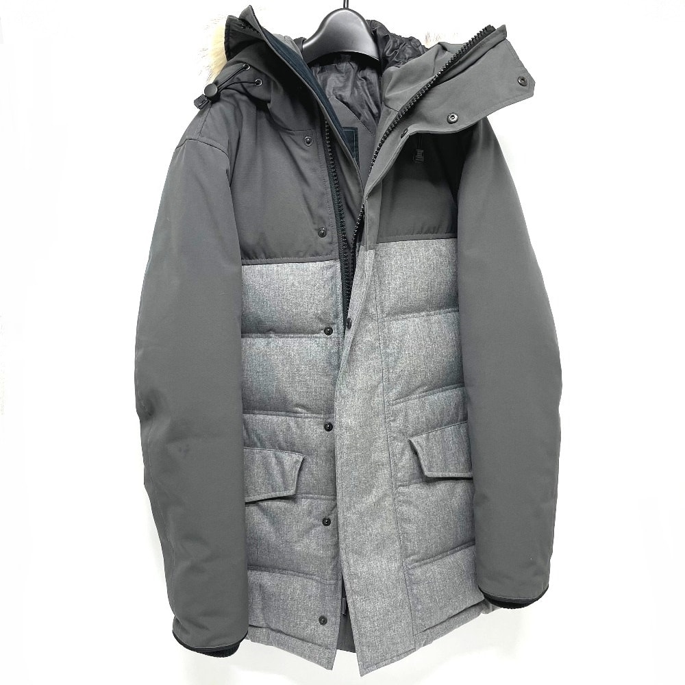カナダグース CANADA GOOSE CLARENCECOAT 2581M クラレンスコート フード ファー ダウンジャケット ダウン グレー