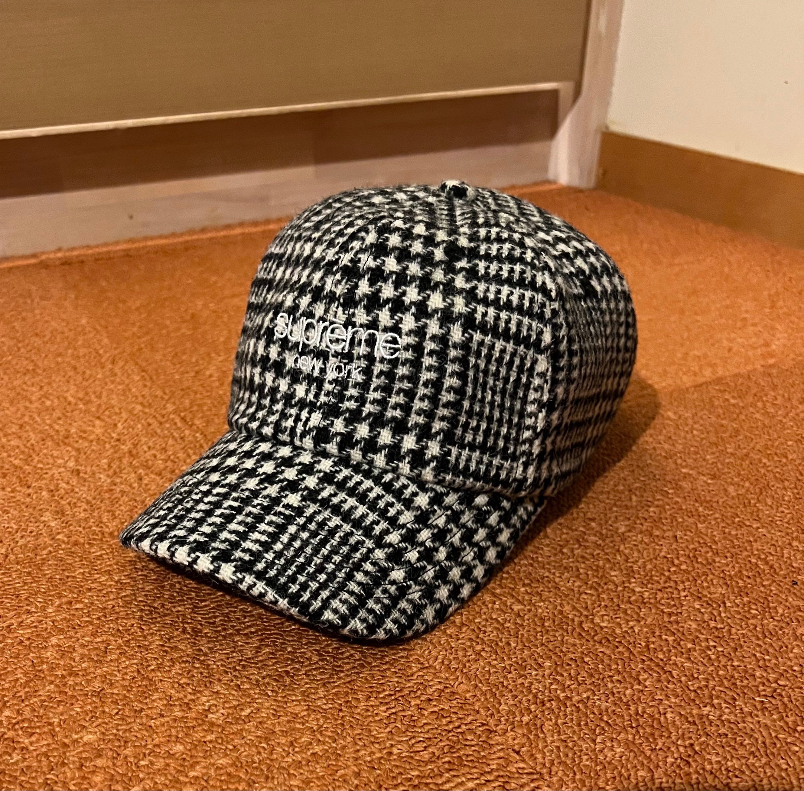 Supreme Harris Tweed Classic Logo 6-Panel "Black Multi"