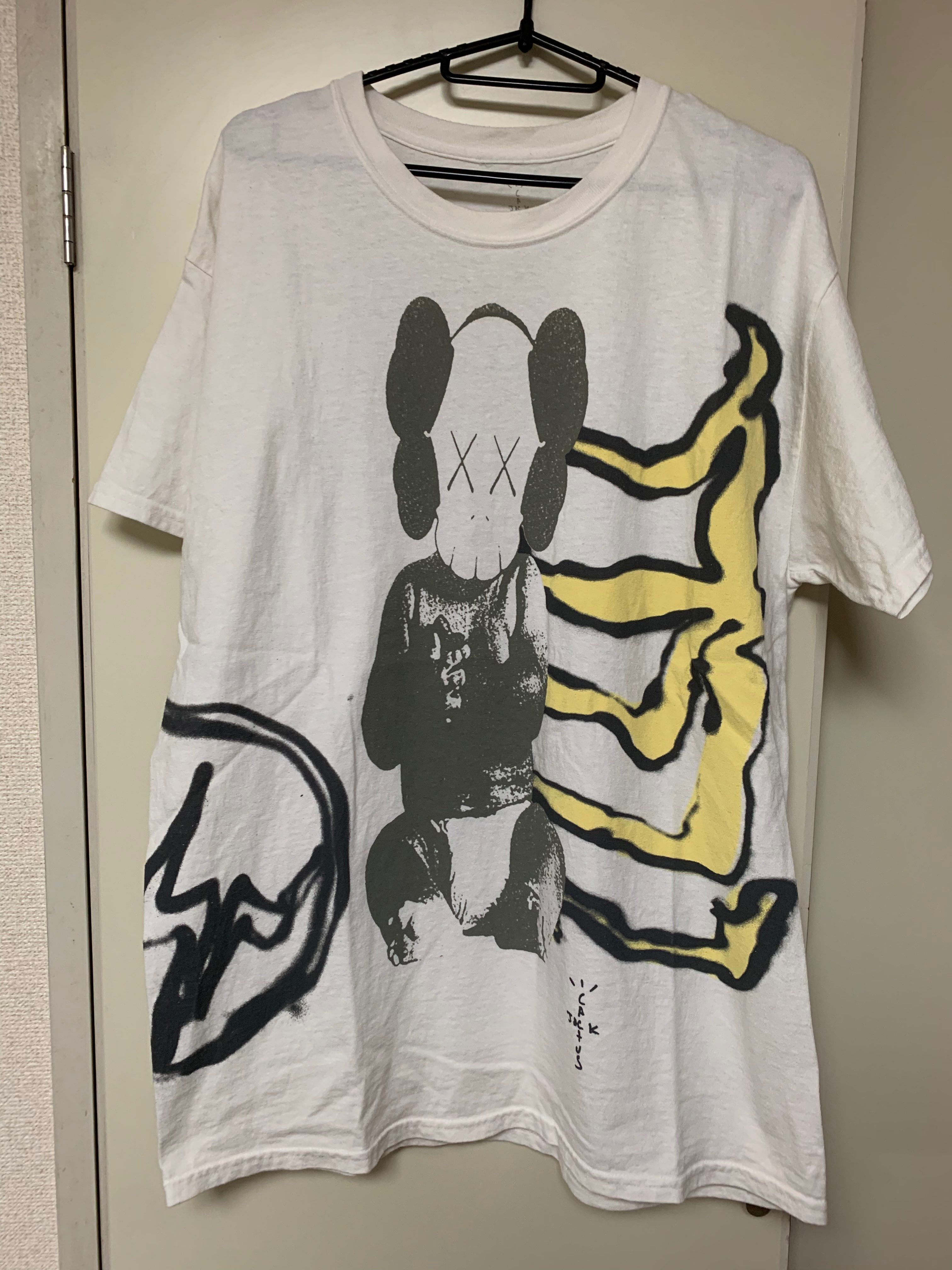 Travis Scott Cactus Jack x KAWS For Fragment Tee "White"