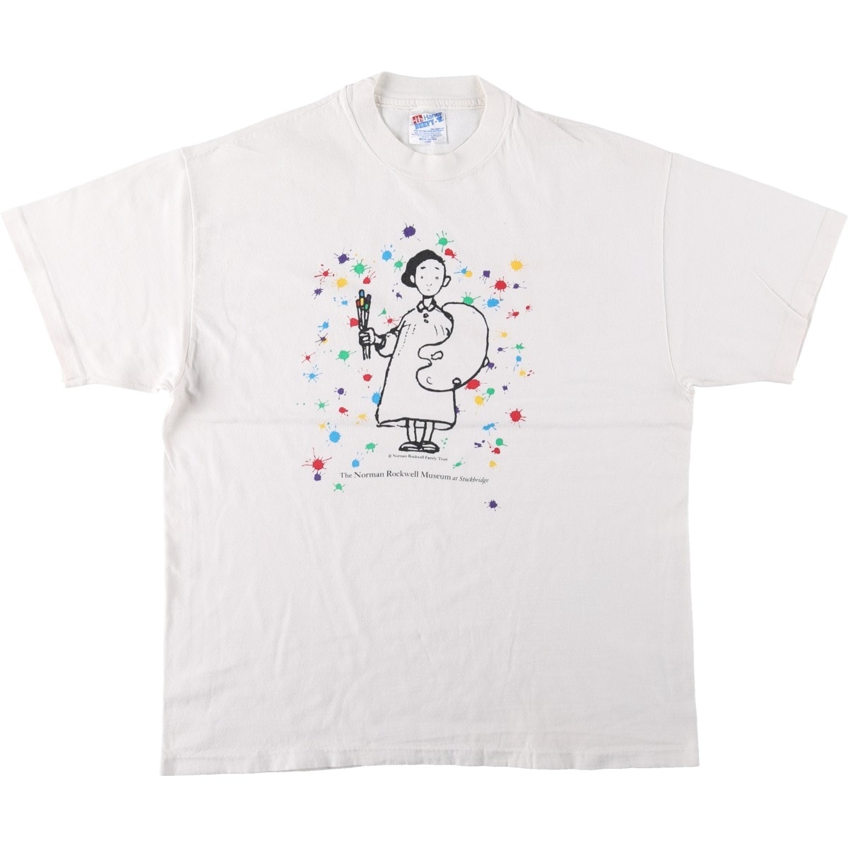 古着 90年代 ヘインズ Hanes BEEFY-T プリントTシャツ USA製 メンズL相当 ヴィンテージ/eaa664343