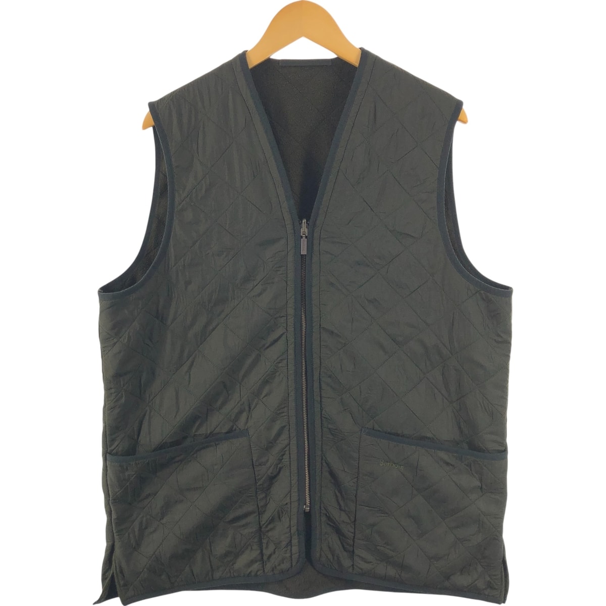 古着 バブアー Barbour POLAR QUILTS ポーラーキルト 中綿入り 3ワラント キルティングベスト メンズL相当/eaa554294