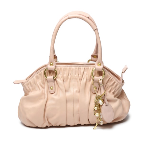 サマンサタバサ Samantha Thavasa チャーム付き ハンドバッグ ショルダーバッグ