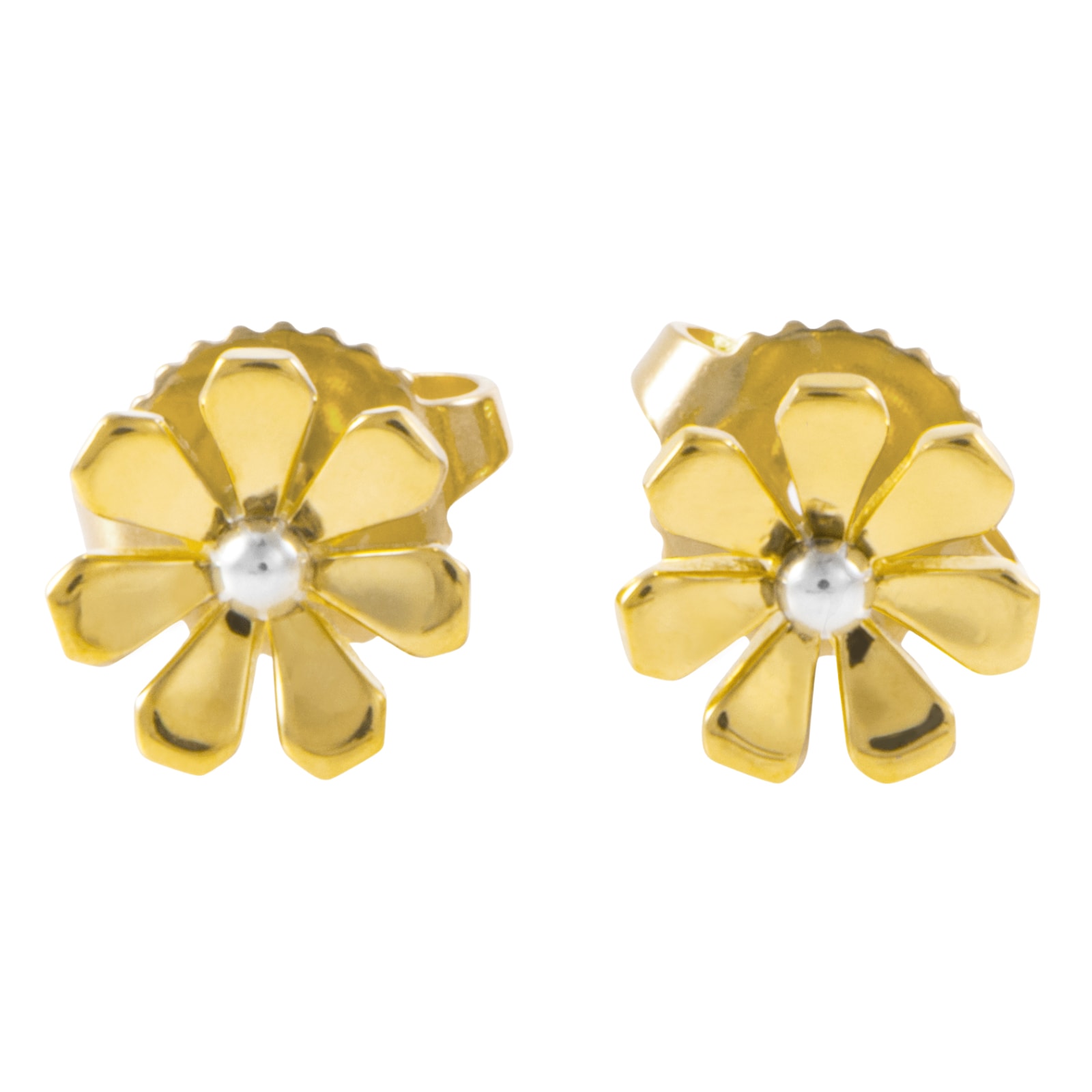 TIFFANY&Co. ティファニー デイジー ピアス フラワー K18YG スターリングシルバー ゴールド シルバー【中古】