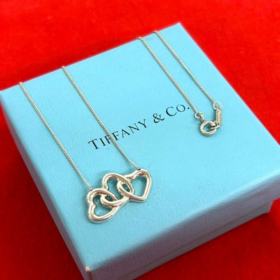 TIFFANY&Co. ティファニー トリプル ハート ネックレス シルバー925 ネックレス シルバー
77045
