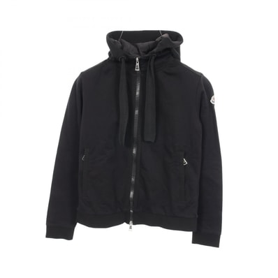 モンクレール MONCLER パーカー 衣料品 トップス コットン レディース ブラック系 【中古】