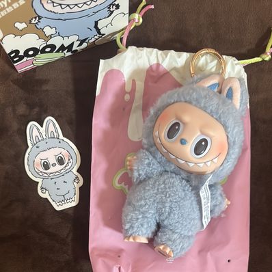 POP MART THE MONSTERS (LABUBU) Exciting Macaron Plush Series SEA SALT COCONUT