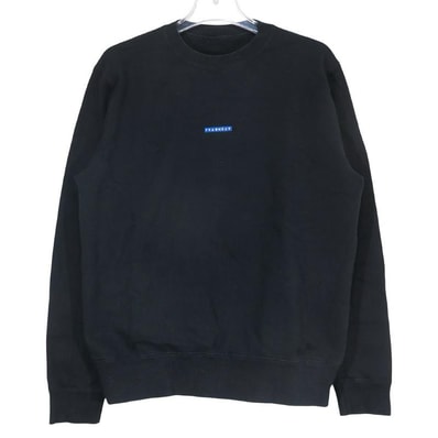 sacai サカイ x Fragment design フラグメント デザイン NOT SACAI CREWNECK SWEAT 17-01717M クルーネック スウェット ブラック トップス サイズ1