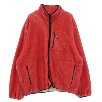 Supreme シュプリーム 24AW Kate Moss ケイト・モス Fleece Jacket フリースジャケット レッド系 XL【中古】