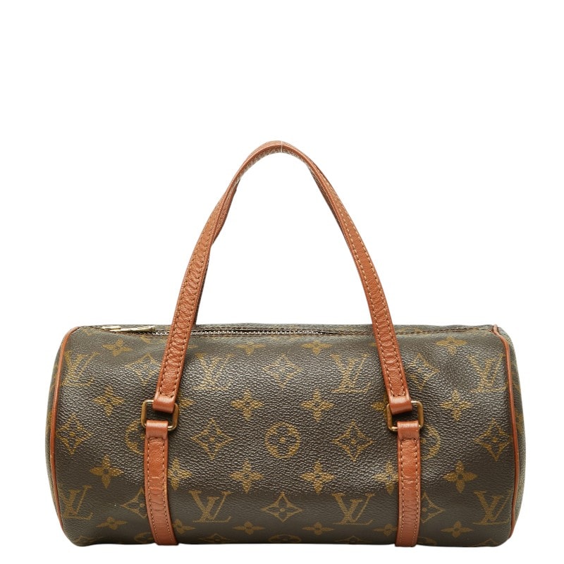 ルイ ヴィトン モノグラム パピヨン26 ハンドバッグ M51366 ブラウン PVC レザー レディース LOUIS VUITTON 【中古】