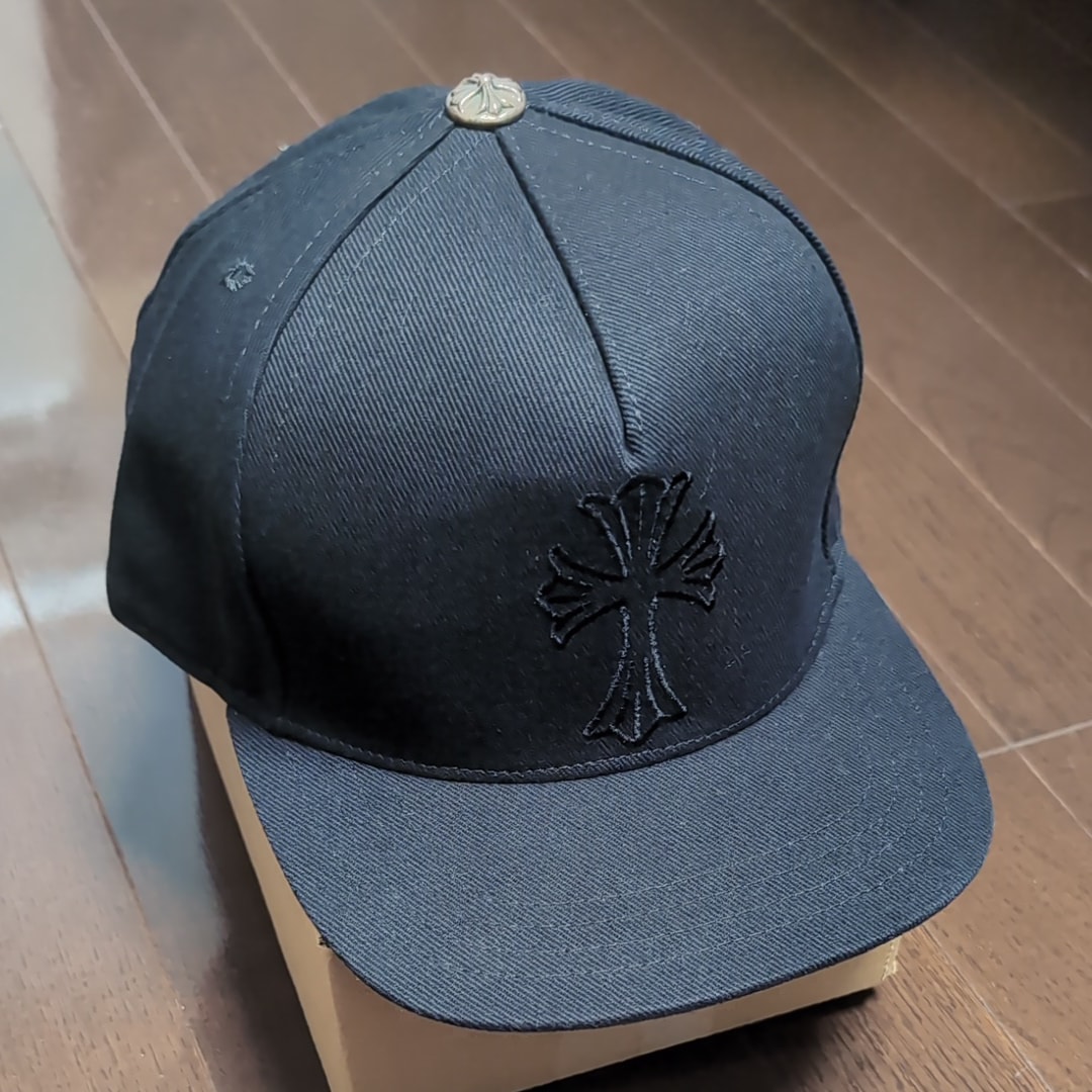 Chrome Hearts Baseball Denim Cap Cross "Black"