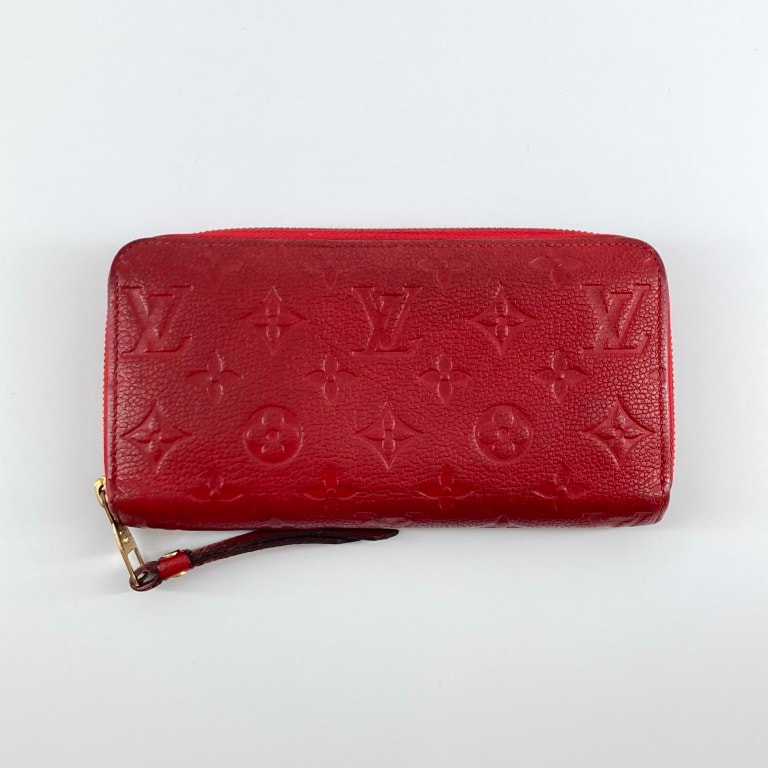 LOUIS VUITTON(ルイ・ヴィトン) ジッピー ウォレット ポルトフォイユ クレマンス M63691 長財布 レッド