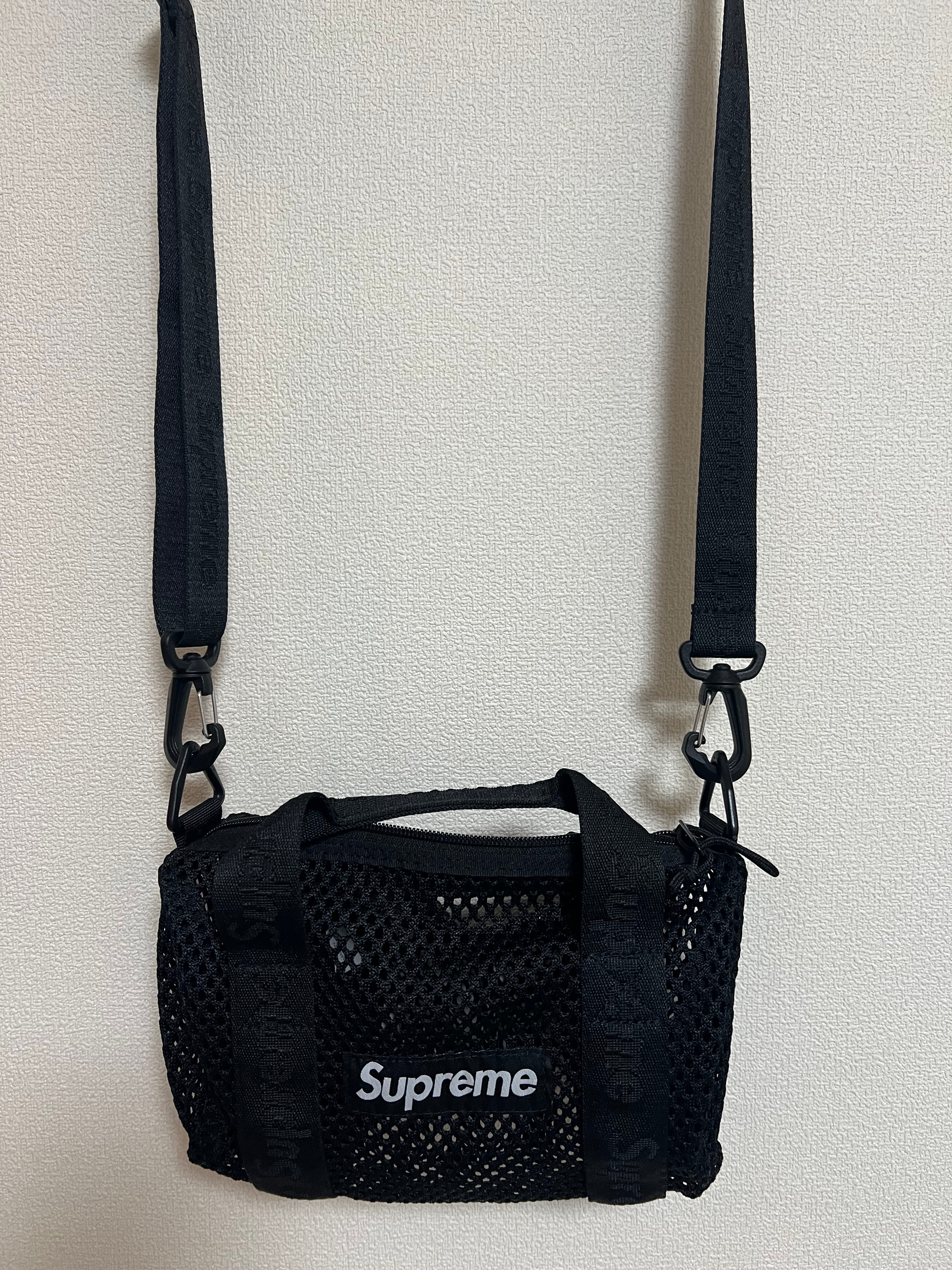 Supreme Mesh Mini Duffle Bag "Black" (25SS)