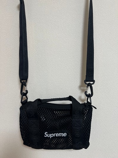 Supreme Mesh Mini Duffle Bag "Black" (25SS)