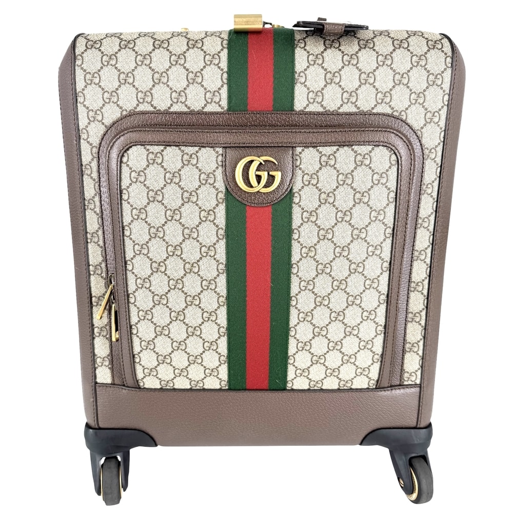 C (やや傷や汚れあり)】GUCCI グッチ キャリーバッグ サヴォイ