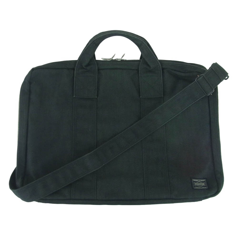 PORTER ポーター SMOKY スモーキー 2WAY ブリーフケース ビジネスバッグ 日本製 ブラック系【中古】