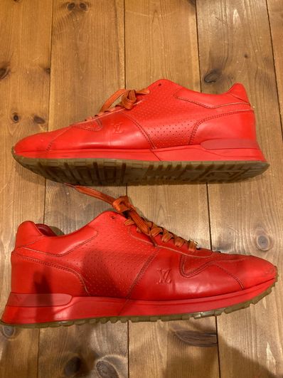 Louis Vuitton x Supreme Run Away Sneaker "Red"