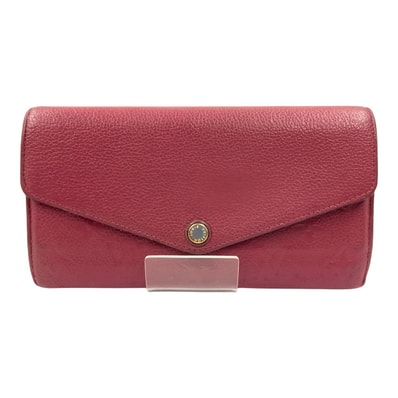 〇〇LOUIS VUITTON ルイヴィトン モノグラム アンプラント ポルトフォイユ サラ 二つ折り長財布 M62213 レッド