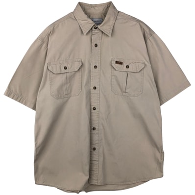 古着 カーハート Carhartt 半袖 ワークシャツ メンズL相当/eaa477513
