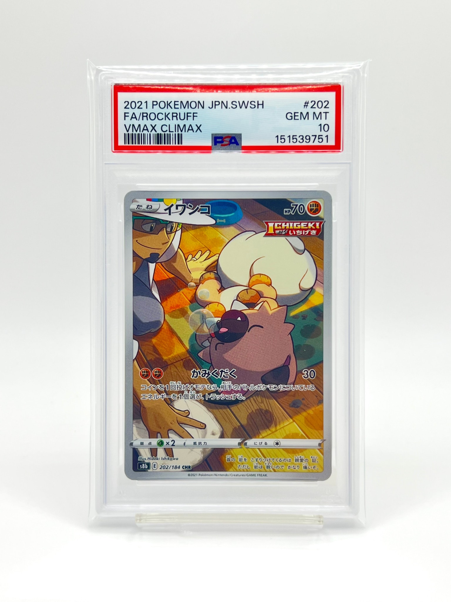 PSA10】イワンコ CHR[s8b 202/184](ハイクラスパック「VMAX