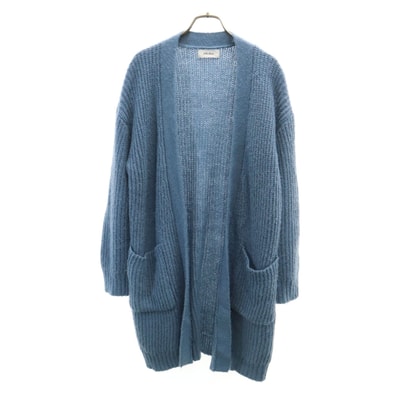 Mila Owen ミラオーウェン 長袖 ロング ニットカーディガン F ブルー系