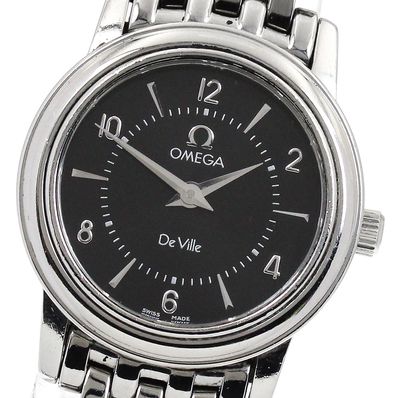 オメガ デビル プレステージ 4570.50 レディース 【中古】