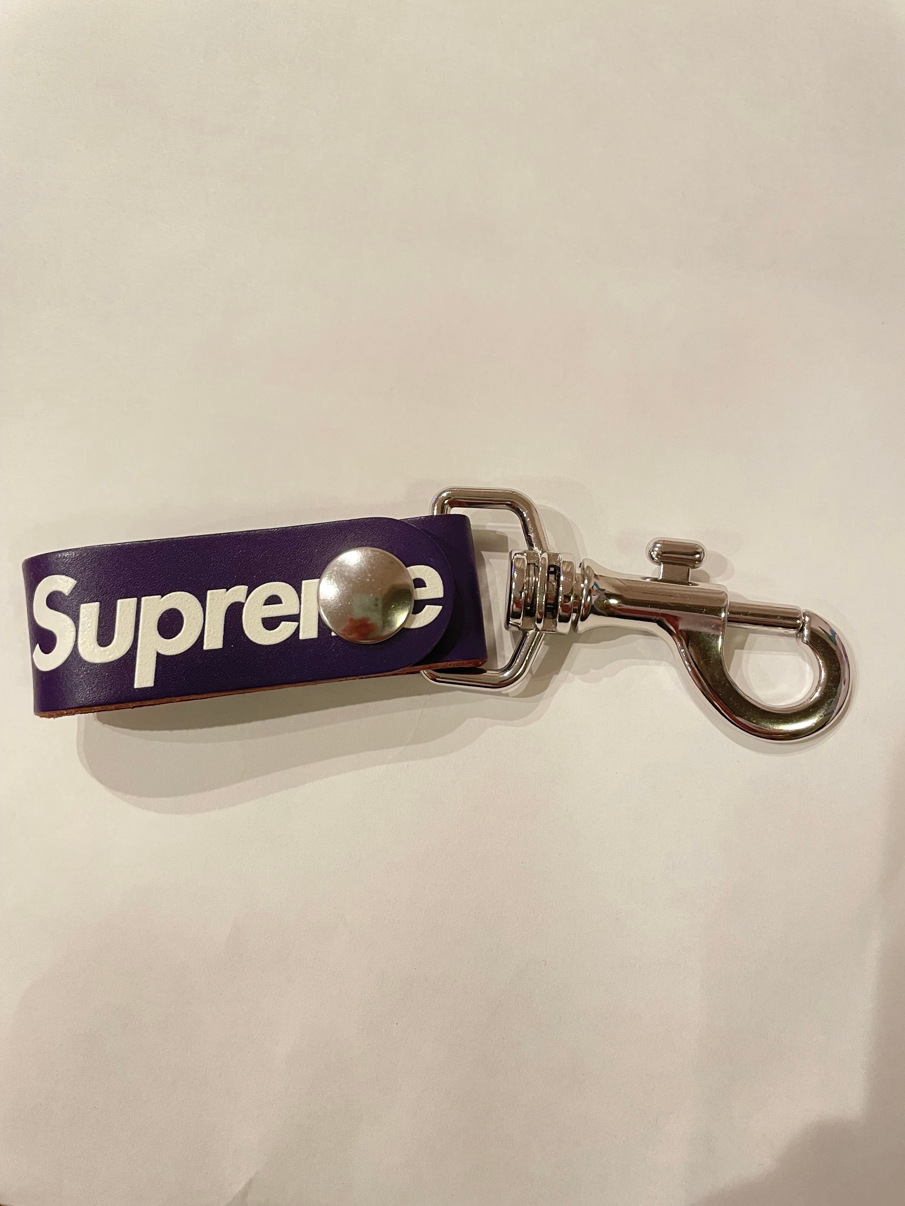 Supreme Leather Key Loop 