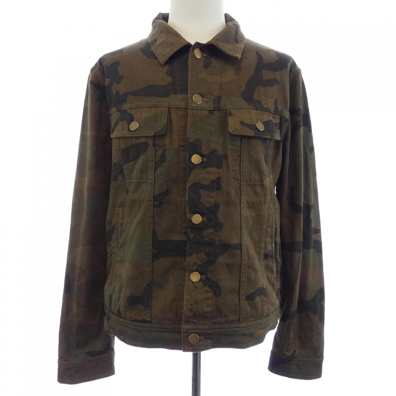 ルイヴィトン LOUIS VUITTON JACQUARD DENIM TRUCKER JACKET HDA91WDSQ SUPREME デニムジャケット