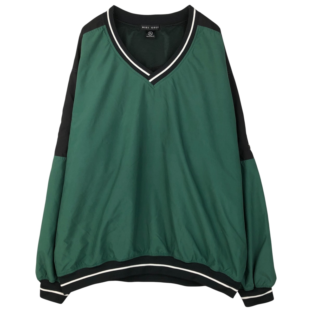 古着 90~00年代 ナイキ NIKE GOLF ゴルフ Vネック ウォームアッププルオーバー メンズXL相当/eaa606589