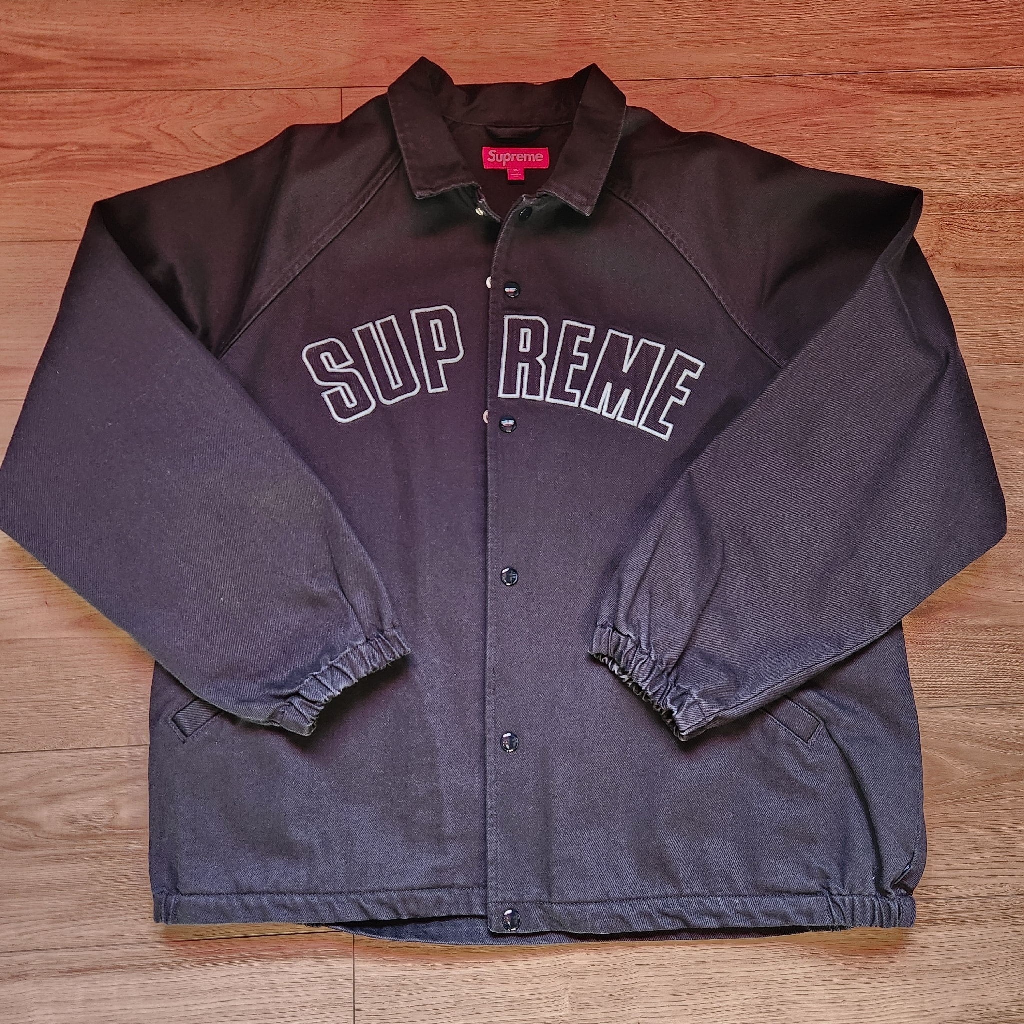 Supreme Arc Denim Coaches Jacket "Black"