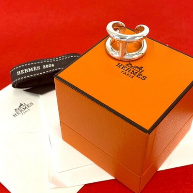 HERMES エルメス オスモズ GM シルバー925 リング・指輪 18号 シルバー
56118