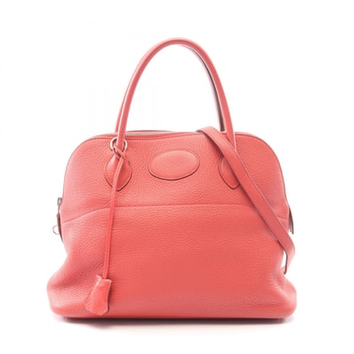 エルメス HERMES ボリード31 ブーゲンビリア 2WAY ハンドバッグ バッグ レザー トリヨンクレマンス ブーゲンビリア □N刻印(2010年製造) レディース レッド系 【中古】