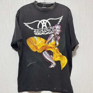 Saint Mxxxxxx x AEROSMITH AS SS T-Shirt "Black"