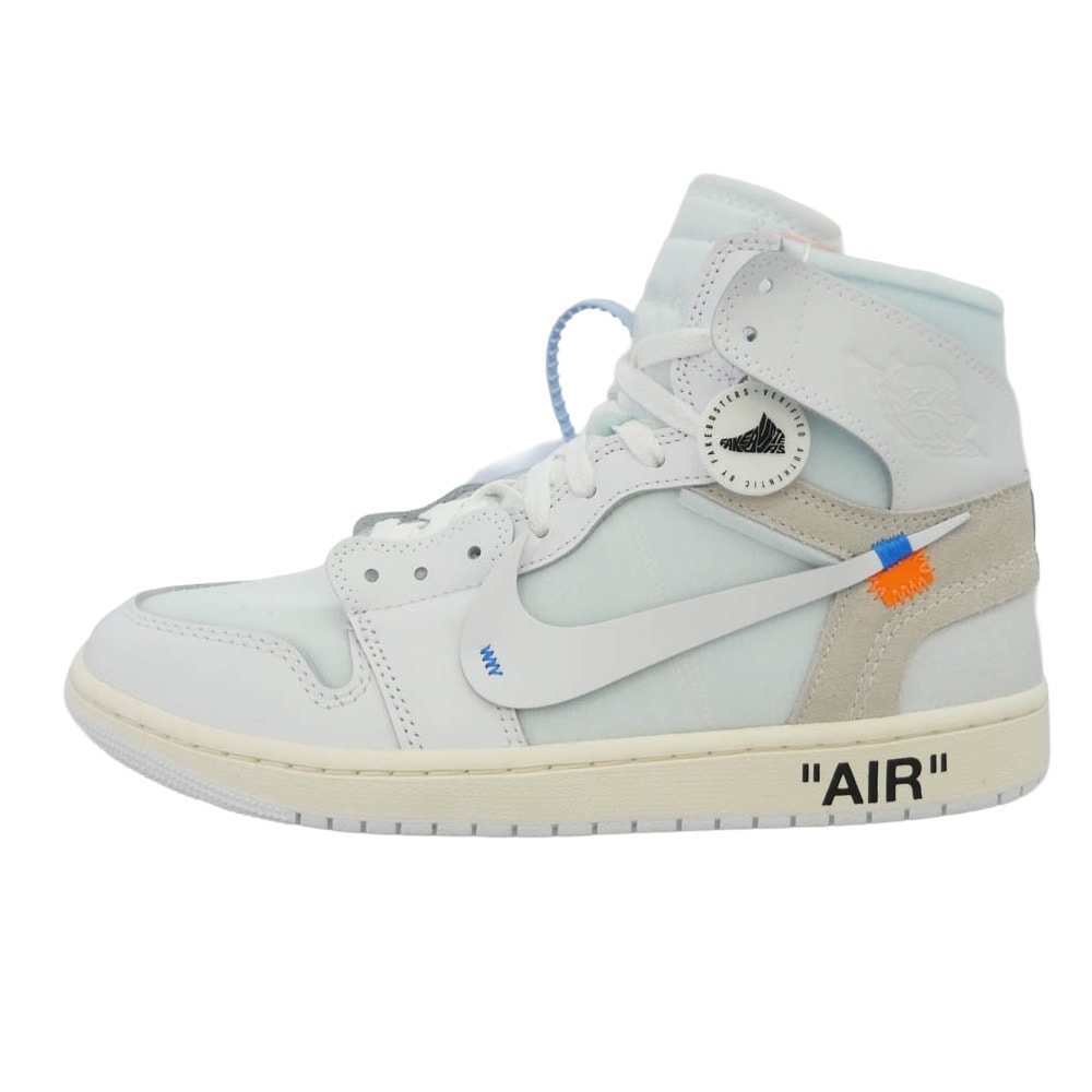 NIKE ナイキ AA3834-100 【フェイクバスターズ鑑定済】× Virgil Abloh Archive (V.A.A.) ヴァージルアブローアーカイブ Air Jordan 1 Retro High OG Alaska AJ1【新古品】
