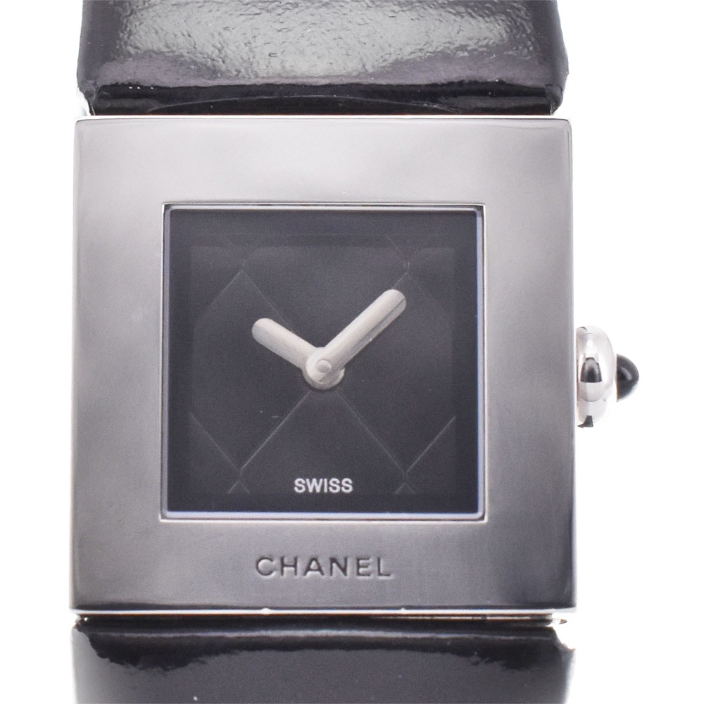 値下 シャネル CHANEL マトラッセ SS/レザー クォーツ レディース P#146176