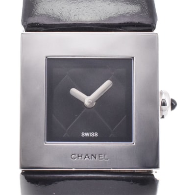 値下 シャネル CHANEL マトラッセ SS/レザー クォーツ レディース P#146176