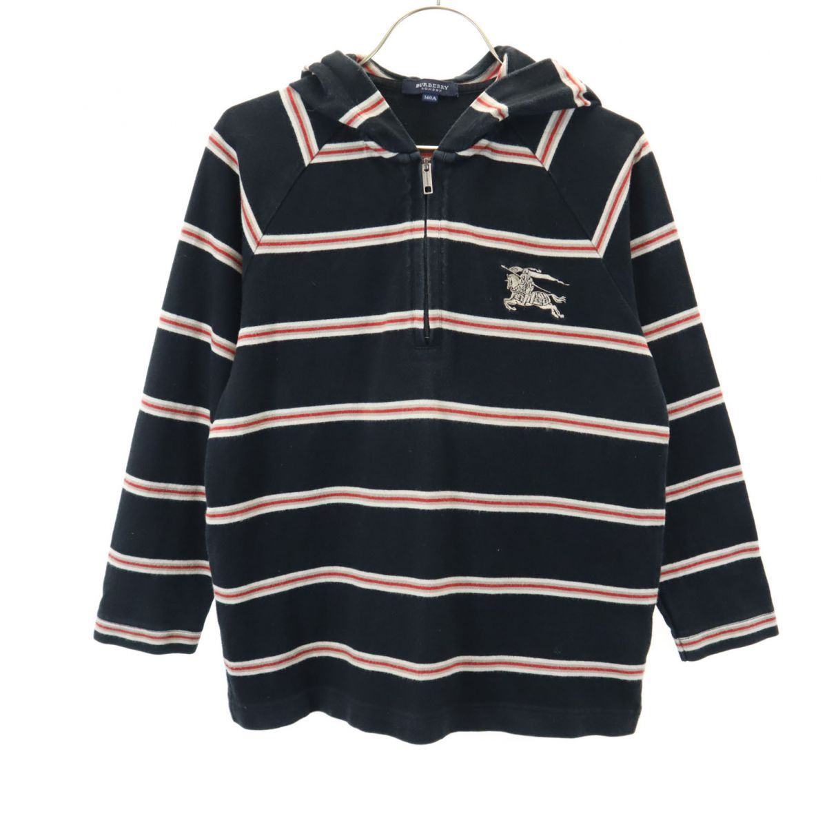 BURBERRY 長袖 ハーフジップ パーカー