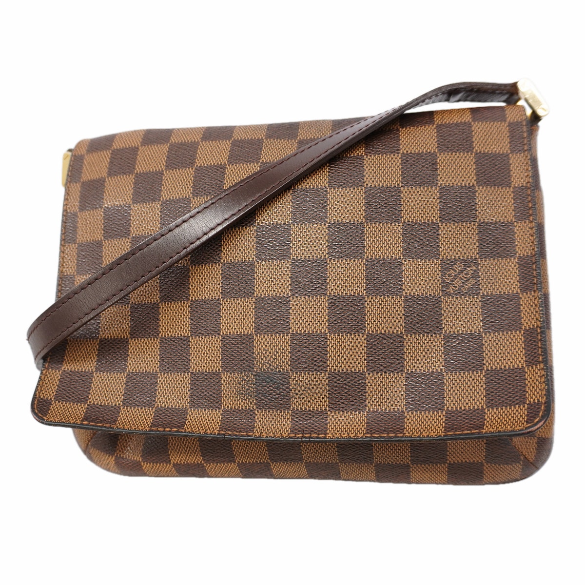 【6ge6007】ルイヴィトン ショルダーバッグ ダミエ ミュゼットタンゴロングストラップ N51301 エベヌ【中古】レディース