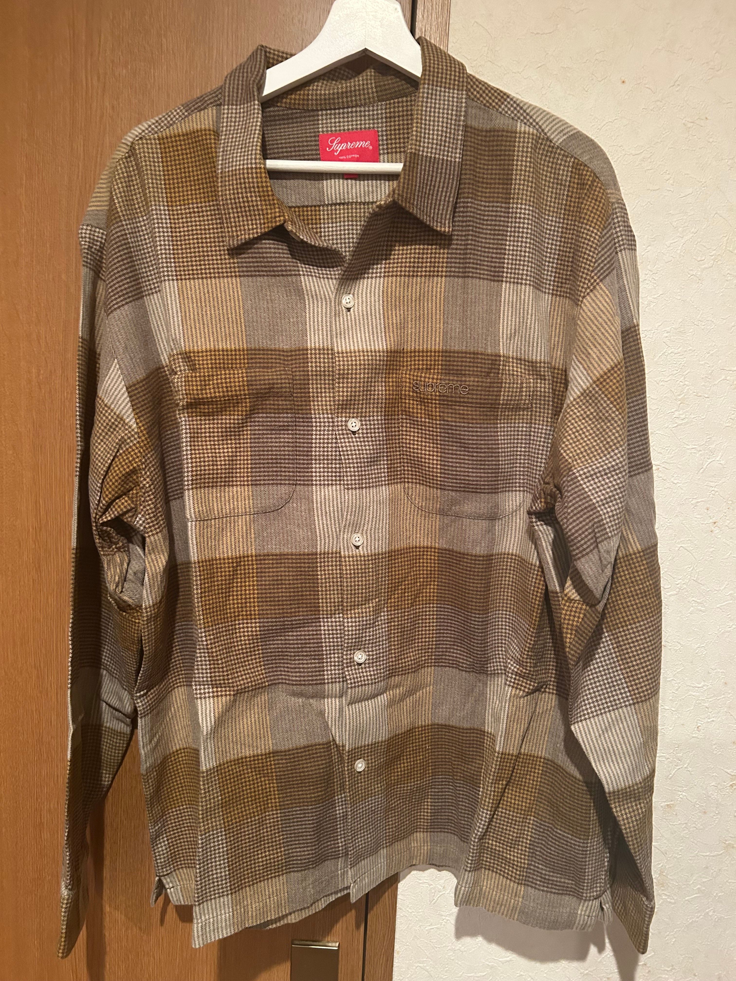 Supreme Plaid Flannel Shirt "Olive" (21FW)