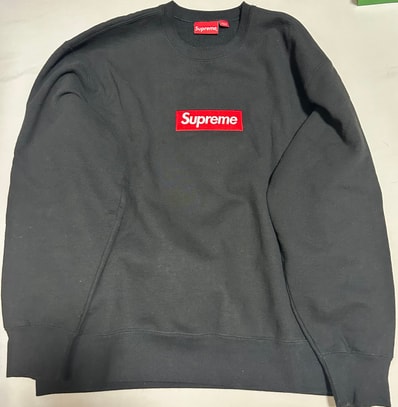 Supreme Box Logo Crewneck "Black" (22FW)