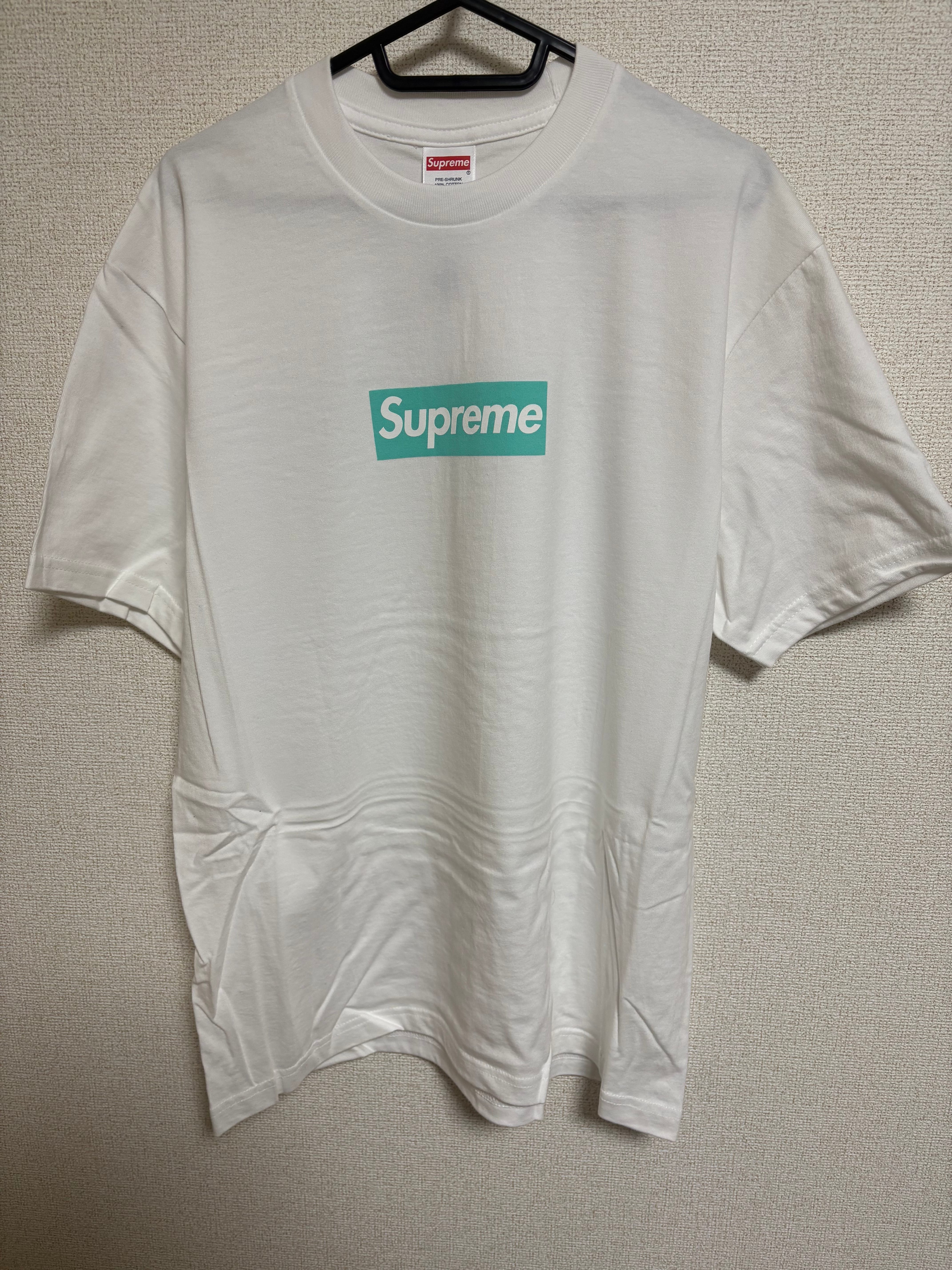 シュプリーム / ティファニー ボックス ロゴ Tシャツ "ホワイト"