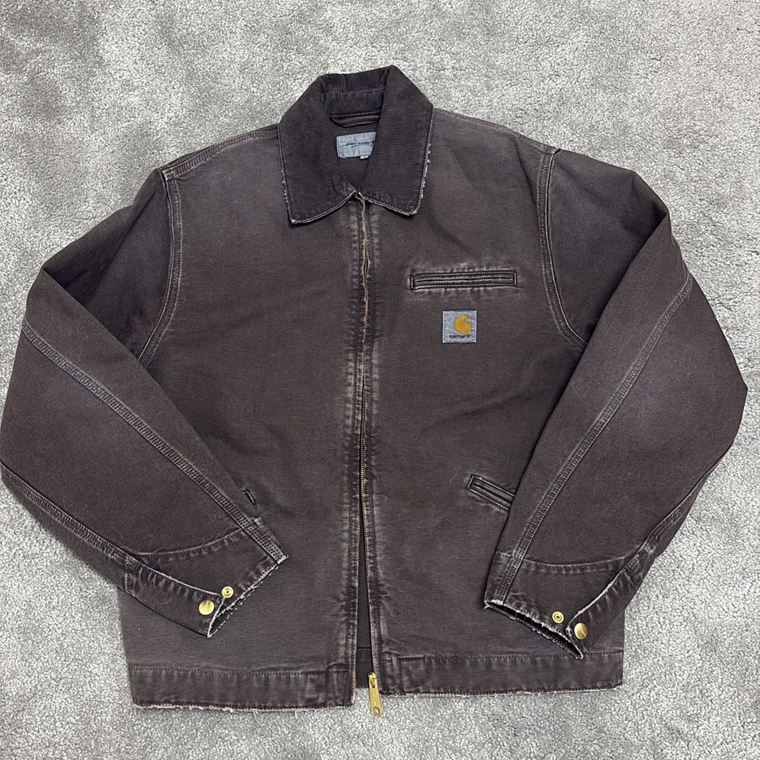 Carhartt WIP OG Detroit Jacket "Tobacco/Tobacco/Destroy wash"