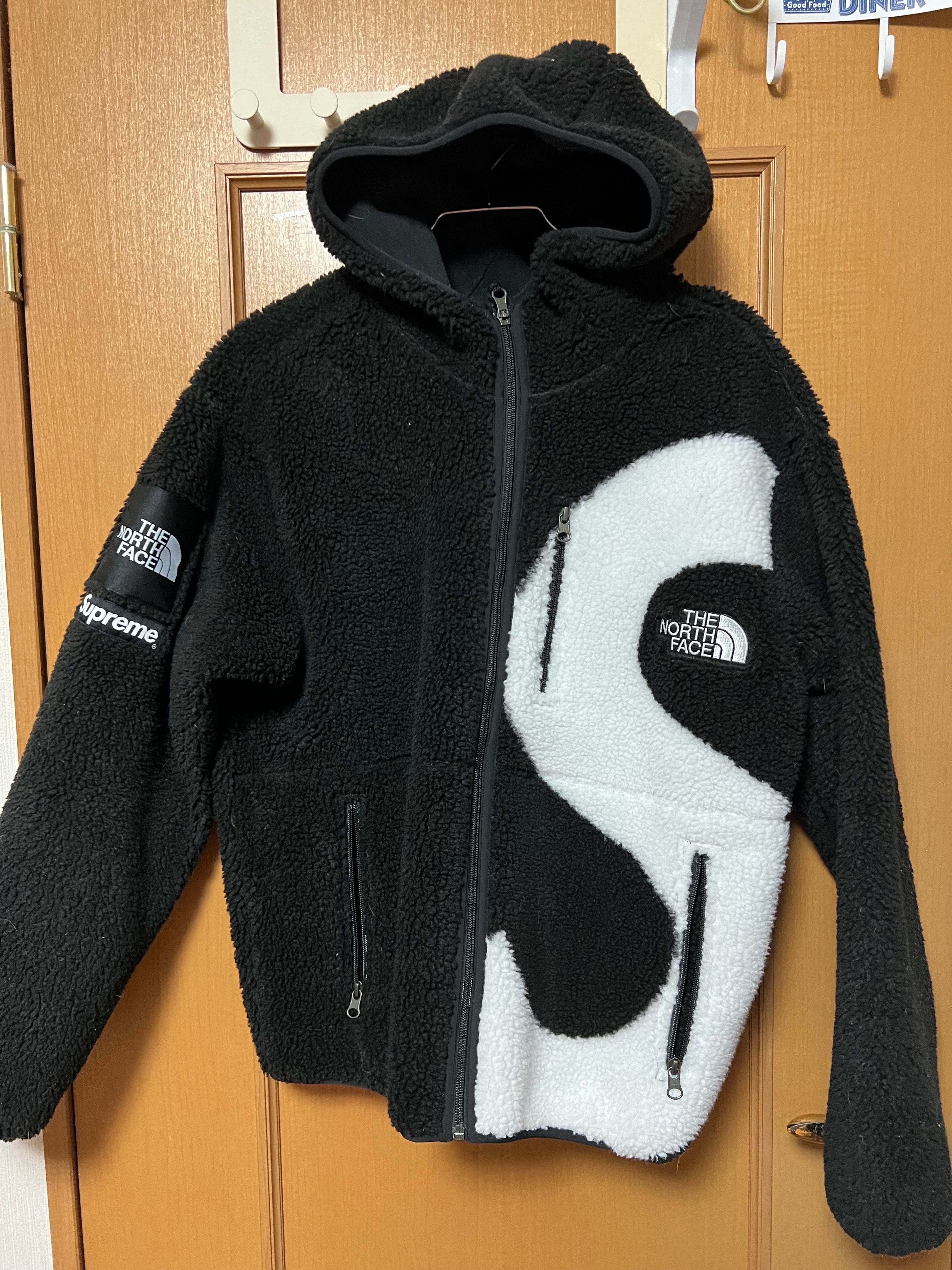 Supreme x The North Face S Logo Hooded Fleece Jacket "Black"