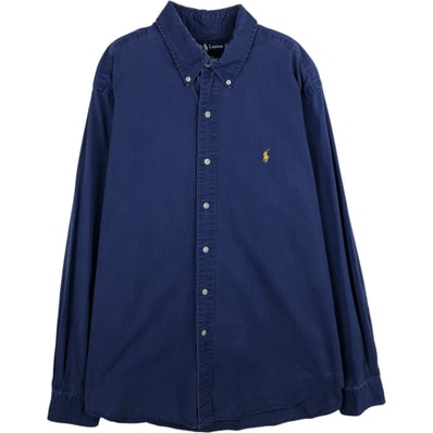 古着 ラルフローレン Ralph Lauren CLASSIC FIT 長袖 ボタンダウンシャツ メンズXL相当/eaa634477