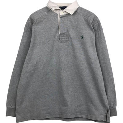古着 ラルフローレン Ralph Lauren POLO by Ralph Lauren 長袖 ラガーシャツ メンズXL相当/eaa625768