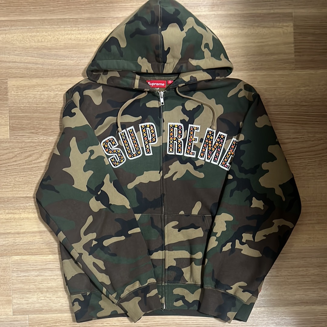 Supreme x B.B. Simon Zip Up Hooded Sweatshirt 