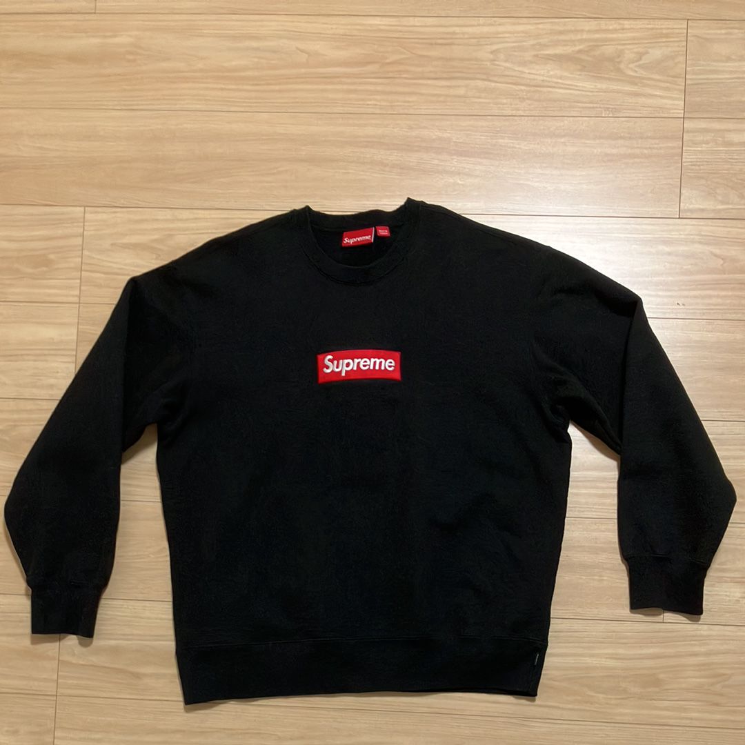 Supreme Box Logo Crewneck "Black" (22FW)