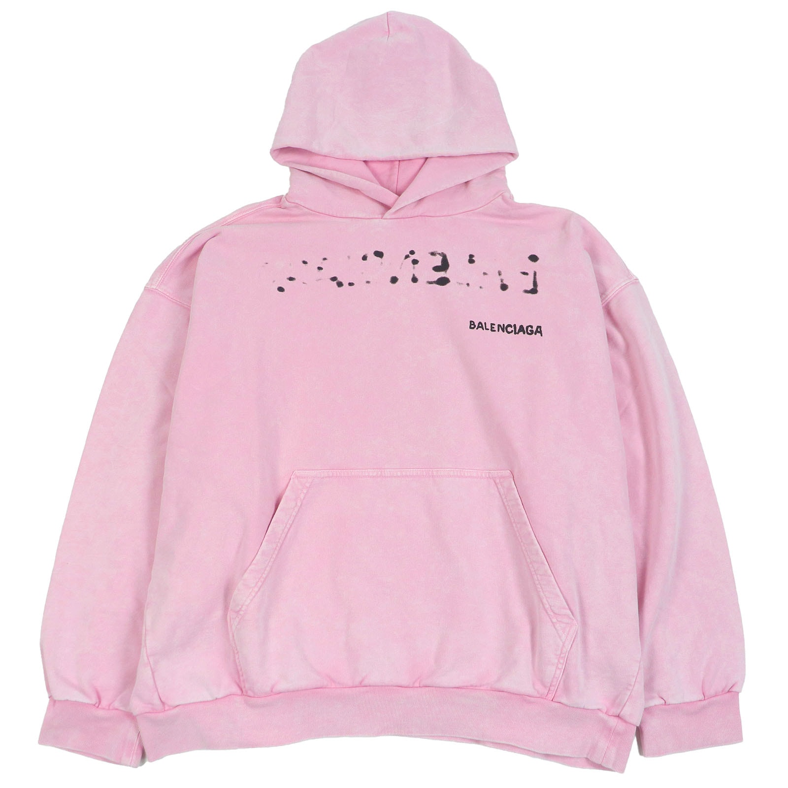 極美品 バレンシアガ パーカーハンドドローミディアムフィットプルオーバー メンズS