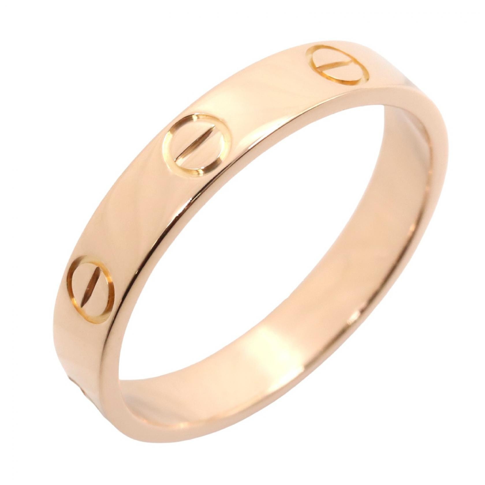カルティエ CARTIER ミニラブリング リング・指輪 ジュエリー K18PG(ピンクゴールド) レディース ゴールド系 B4085200 【中古】