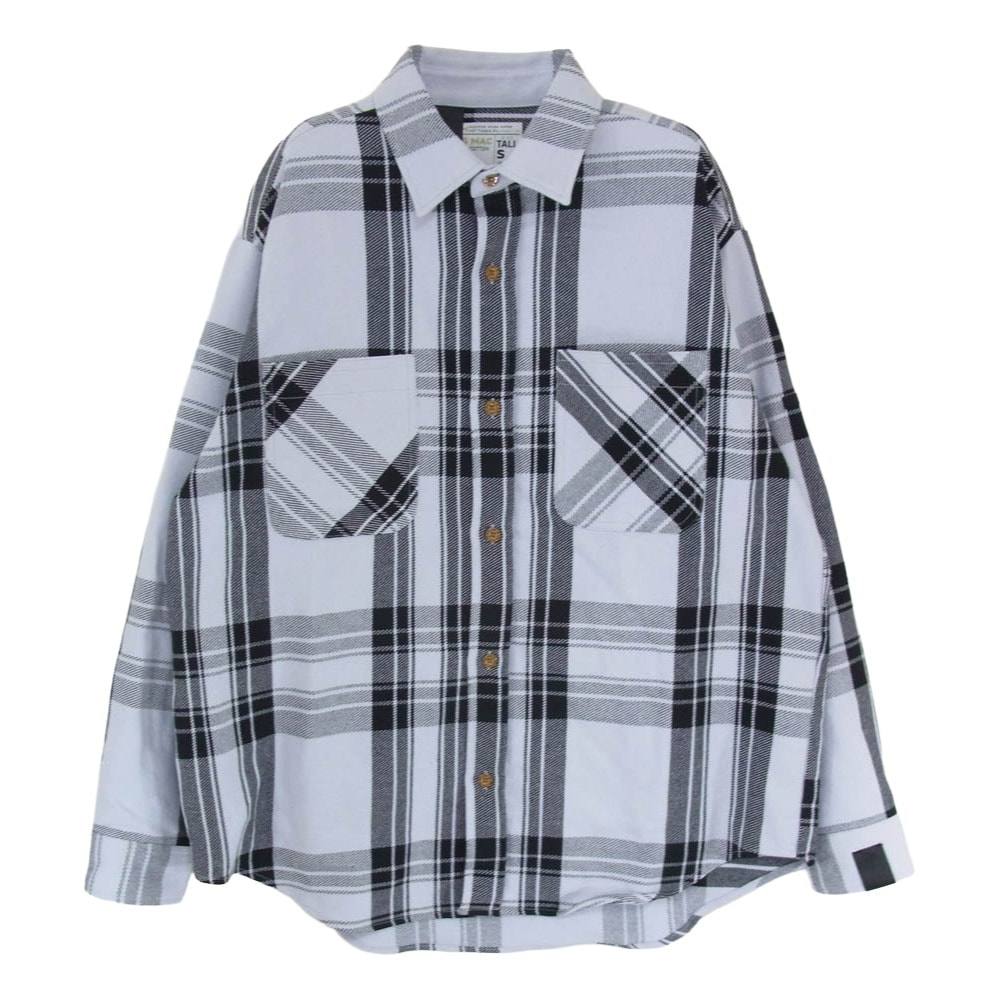 N.HOOLYWOOD エヌハリウッド 長袖シャツ × BIG MAC ビッグマック 長袖 チェック シャツ グレー系 S【中古】